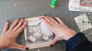 #50stackchallenge4  , #5 Cat  @craftycat7212  craft with me Part 2