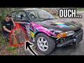 How i totaled our new evo rally car