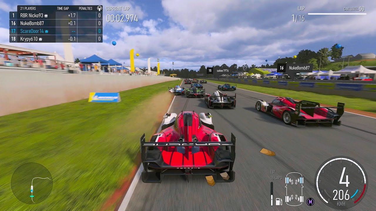 Porsche 963 Pulling a Remarkable Comeback at Road Atlanta (Forza Motorsport)