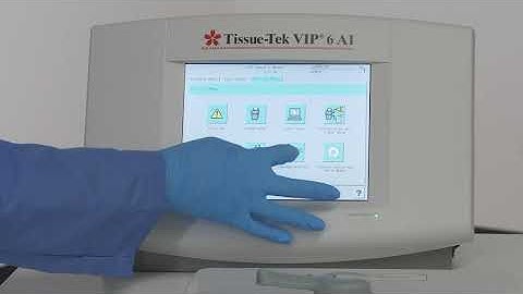 Tissue-Tek VIP 6 AI Control Panel of the Instrument