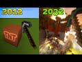 2012 vs 2032 Minecraft