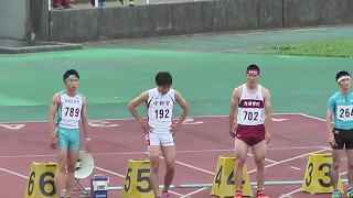 H29　栃木県高校総体　男子100m　決勝