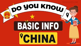 Do You Know China Basic Information | World Countries Information #36 - General Knowledge & Quizzes screenshot 1