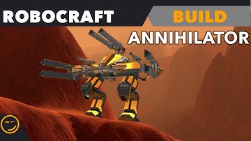 Robocraft: Annihilator, a Triforced, Electroplated Mech Damage Dealer