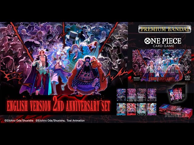 English 2nd Anniversary Set OPENING | One Piece TCG - YouTube