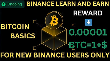 Binance Learn & Earn: Bitcoin Basics quiz answers 🚀 | New Binance Users Only