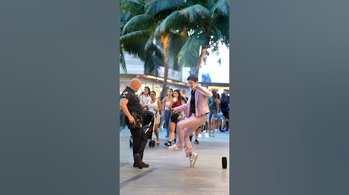 Dance battling cops across the city 🤣😎
