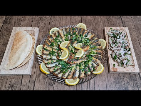 سمك الهمسي السردين على الطريقه التركيه