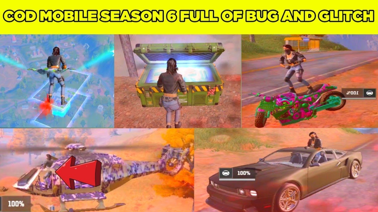 CALL OF DUTY MOBILE SEASON 6 BUGS AND GLITCHS