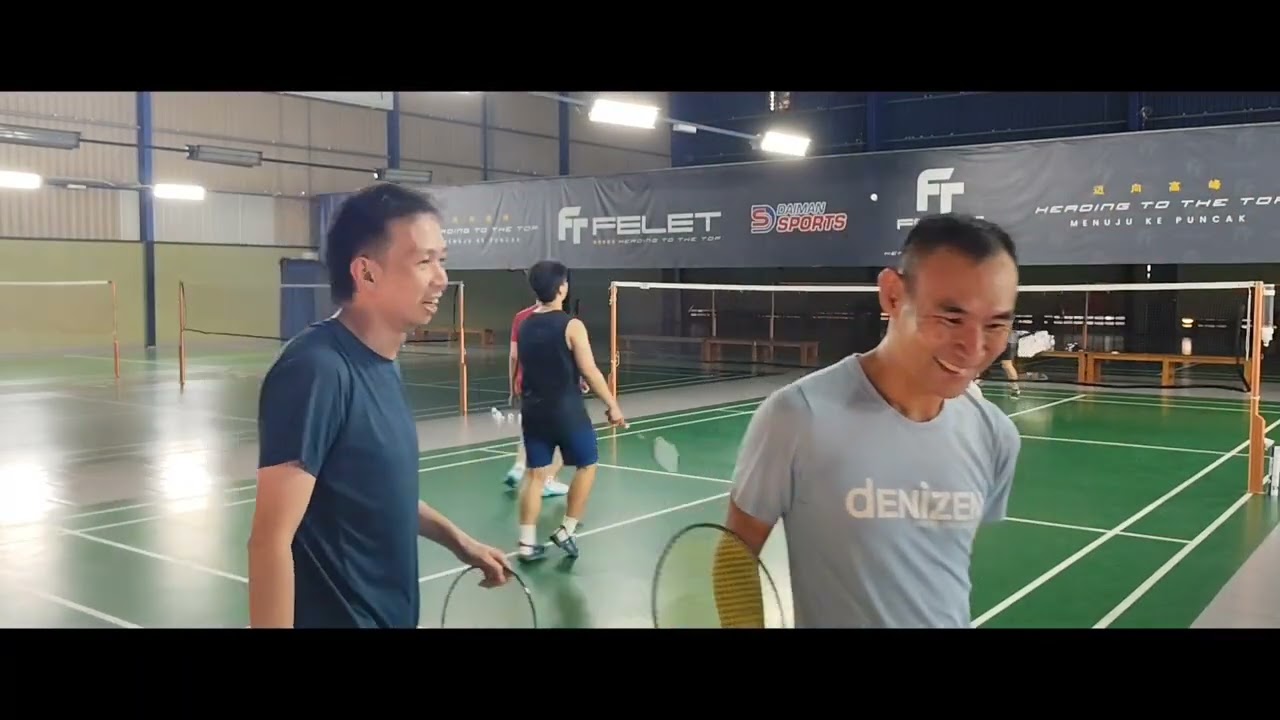 Sunday badminton session: Jiaan/Jackson vs Ganja/WenXuan