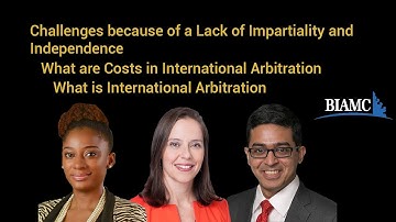 Challenges because Lack Impartiality/Independence, Costs in Int Arbitration, What is Int Arbitration