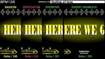 DDR / feeling of love - SINGLE & EXPERT DOUBLE (DanceDanceRevolution EXTREME)