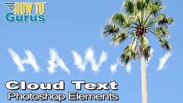 Cloud Text in the Sky Effect Free Brush Download for Photoshop Elements