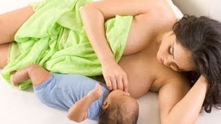 Breastfeeding in a Side-Lying Position | Breastfeeding