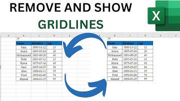 How to Remove and Show Gridlines in Excel | Show and Hide Gridlines in MS Excel