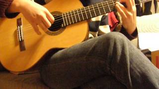 Video thumbnail of "Brave song - Angel Beats! ED. classical guitar solo."