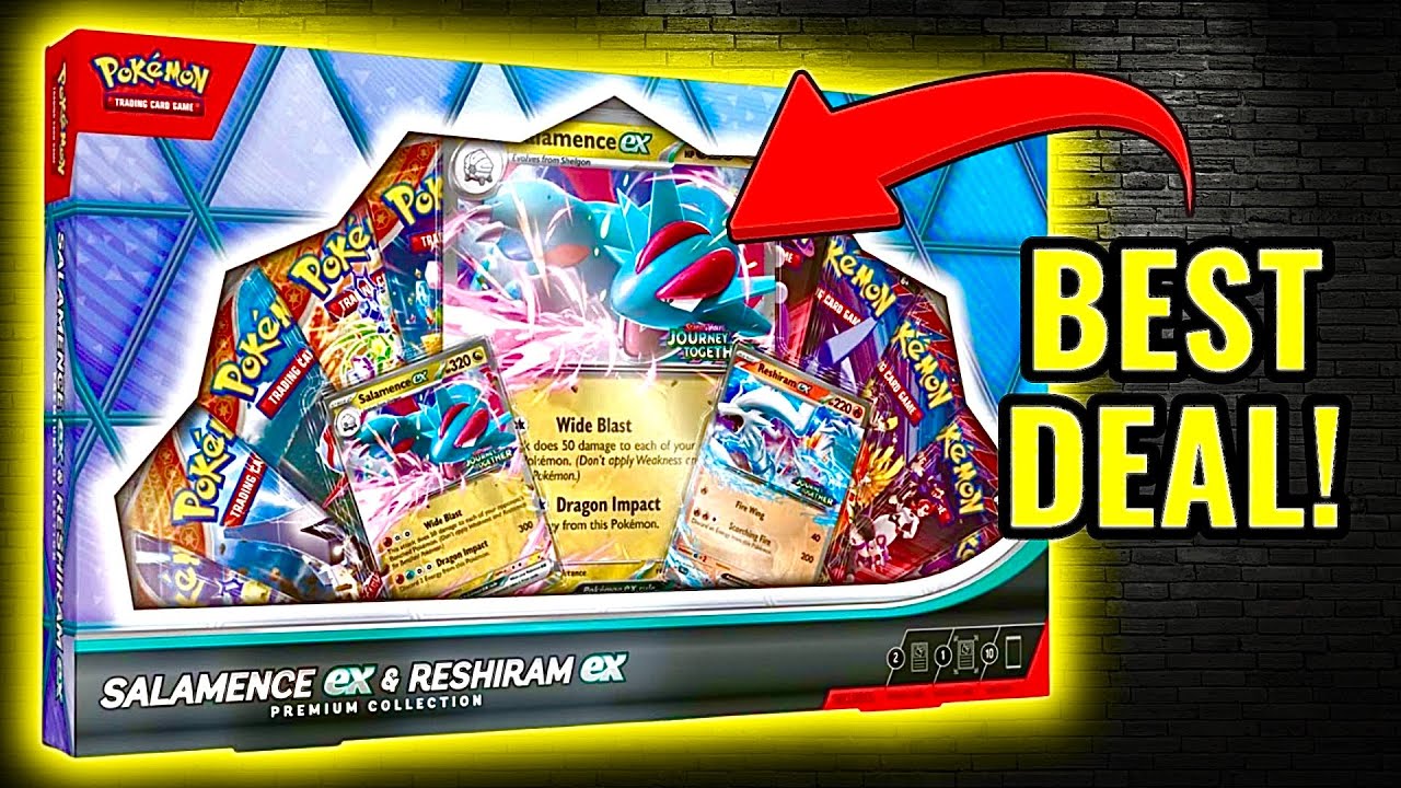 SALAMENCE ex & RESHIRAM ex Premium Collection BOX OPENING (I was not disappointed)