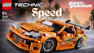 Speed Build – LEGO Technic Fast & Furious Toyota Supra Mk4 (42204)
