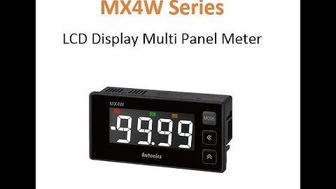 LCD Display Multi Panel Meter | MX4W Series