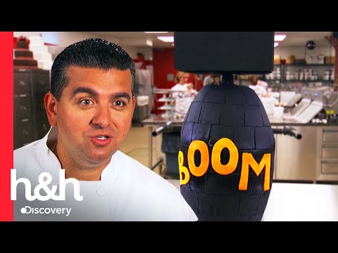 Bolo aerodinâmico para que paraquedistas possam comê-lo no ar! | Cake Boss | Discovery H&H Brasil