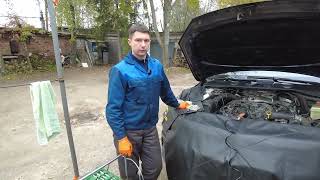 картинка: Volkswagen Touareg II NF 3.0 V6 TDI CJGD CRCA Замена топливного фильтра дизельного двигателя