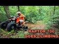 RAPTOR 700 HILL CLIMBING