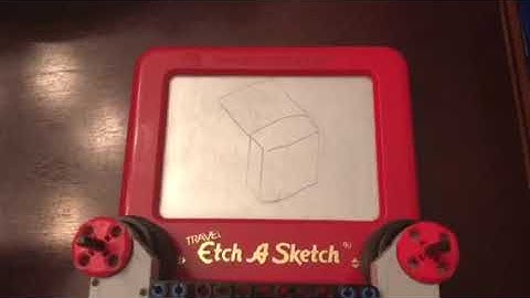 Etch a Sketch controlled by EV3