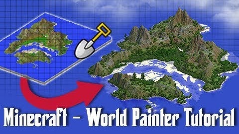 World Painter TUTORIAL - How To Create Custom Minecraft Maps!