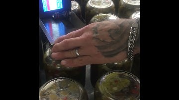 SNEED-JET Titan T6 Handheld Printer with Surface Adapter on Glass Jars Printing White Ink