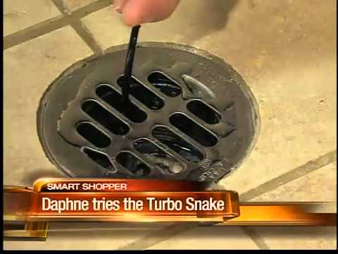 We test the Turbo Snake to see if it will unclog your drains 