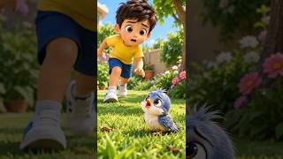 Adam Rescues a Lost Baby Bird! 🐦❤️ | Kindness Story for Kids | Wise World Studio
