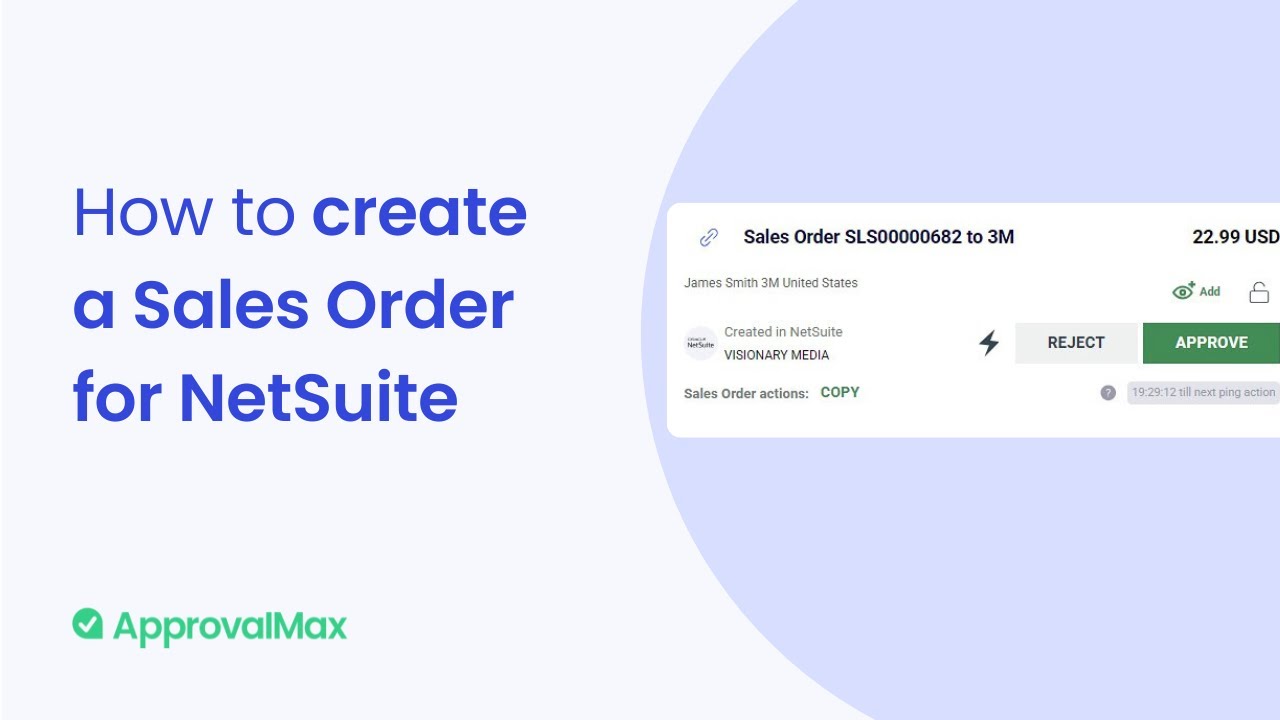 Netsuite Order Queue How to create a Sales Order for NetSuite - YouTube