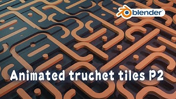 [Tut] Animated truchet tiles P2/2 - animation; blender animation nodes