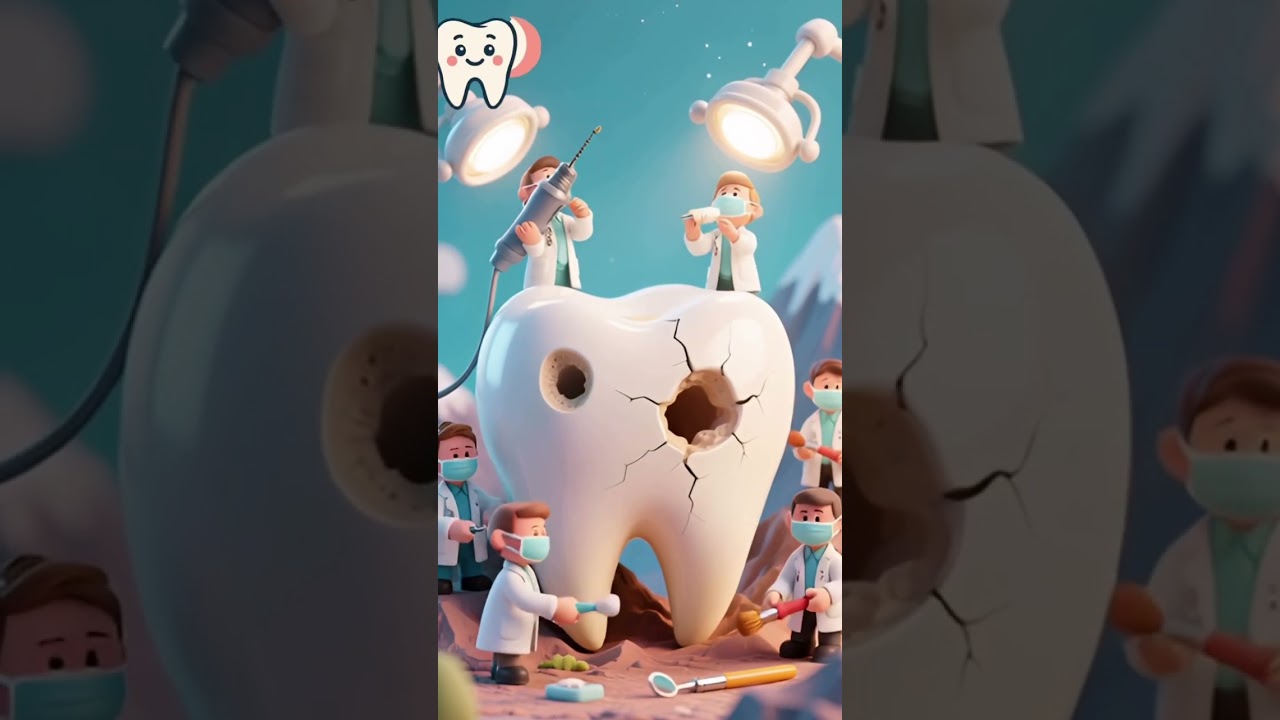 “Tiny dentists at work! 🦷✨ 