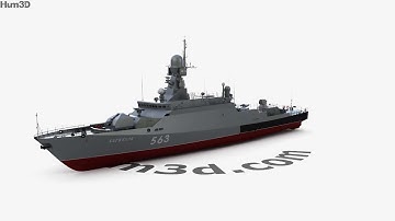 Buyan-M-class corvette 3D model by 3DModels.org