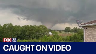 Tornadoes cause damage in southern Illinois