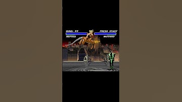 UMK3 SNES Reptile Infinite vs Motaro #umk3 #snes #mortalkombat #retro #gaming #retrogaming #mk3
