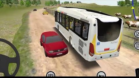 Brazilian Bus route ride || Proton bus simulator road gameplay