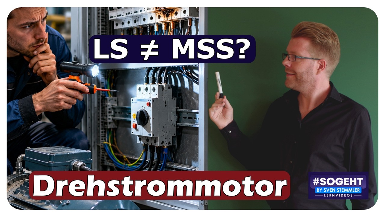 Vorschaubild zum Lernvideo "Leitungsschutzschalter vs. Motorschutzschalter – Der entscheidende Unterschied"