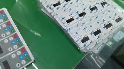 What are the die-cutting processes for membrane switch keyboards?