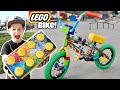 My LEGO bike gets destroyed at the skatepark!!