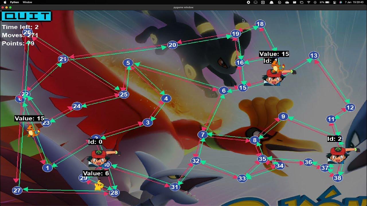 Pokemon game (python) - YouTube