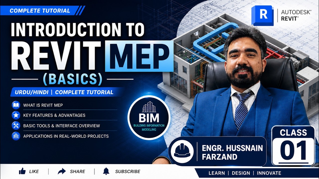 Introduction to Revit MEP (Basics) by Hussnain Farzand | Urdu/Hindi ...
