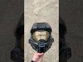 I MADE A CUSTOM BLACK MASTER CHIEF HELMET FROM HALO 4 #halo #microsoft #masterchief #custom #cool