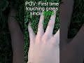 this is legit my first time touching grass since 2025 #grass #meme #memes #newyear