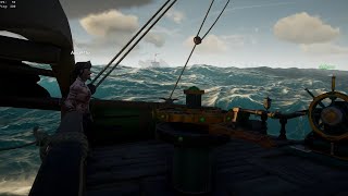 Trolling Os Sloop than almost ganked by Gally | Sea of Thieves