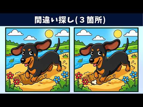 Spot the 3 Differences | Illustration Version #2125 - YouTube