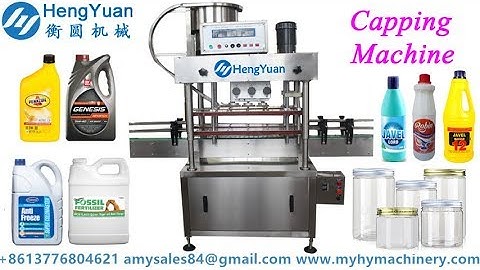 Automatic Inline Capping Machine for Big Bucket Fast Speed Bottle Sealing Machine