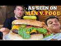 LEGENDARY Sasquatch Burger Challenge From Man Vs Food! With Adam Richmond | Kooky Canuck | Memphis