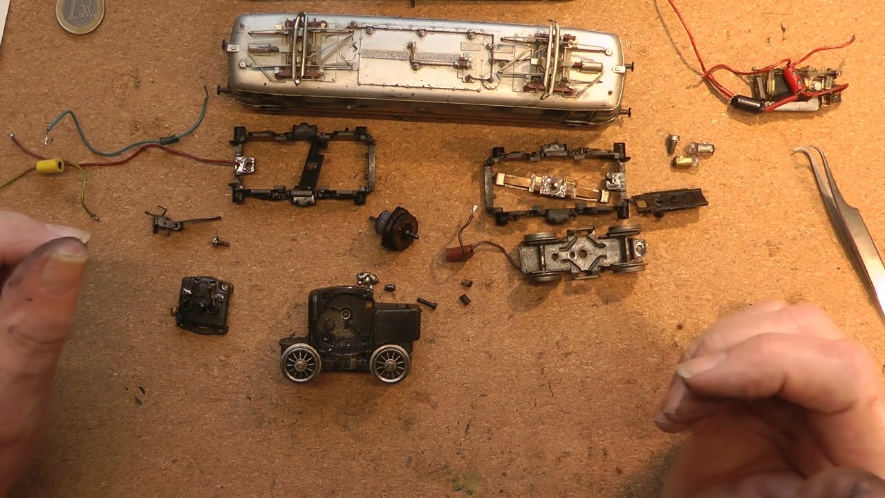 Wolfgangs Märklin Modellbahn -Märklin E 41 Wird Digital mit LEDs